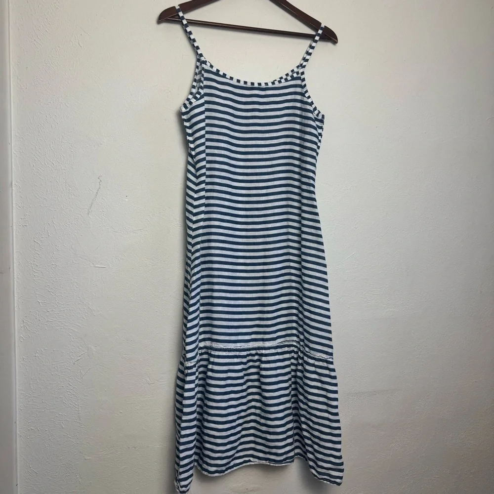 Italian Francesca‎ Bettini Striped Linen Summer Dress